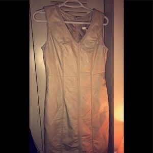 Tan Mac studio leather dress